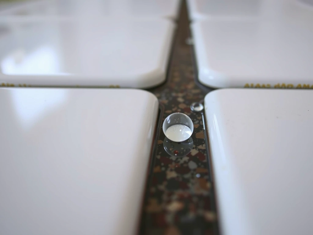 Čistá spára mezi dlaždicemi