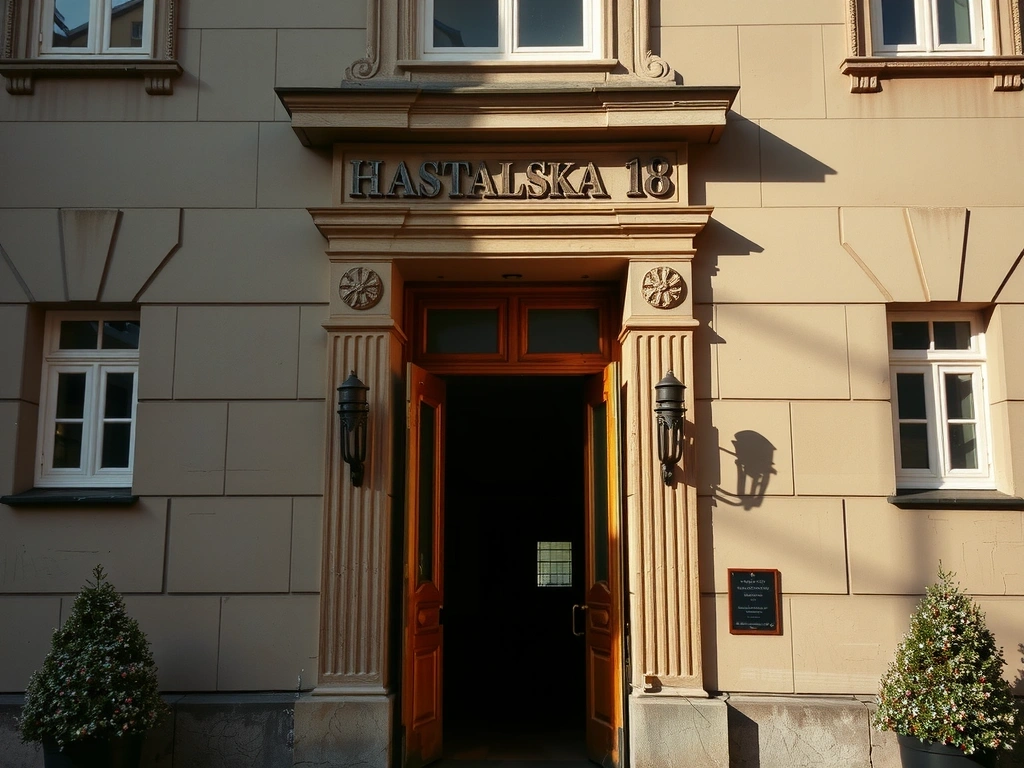 Vchod Haštalská 18