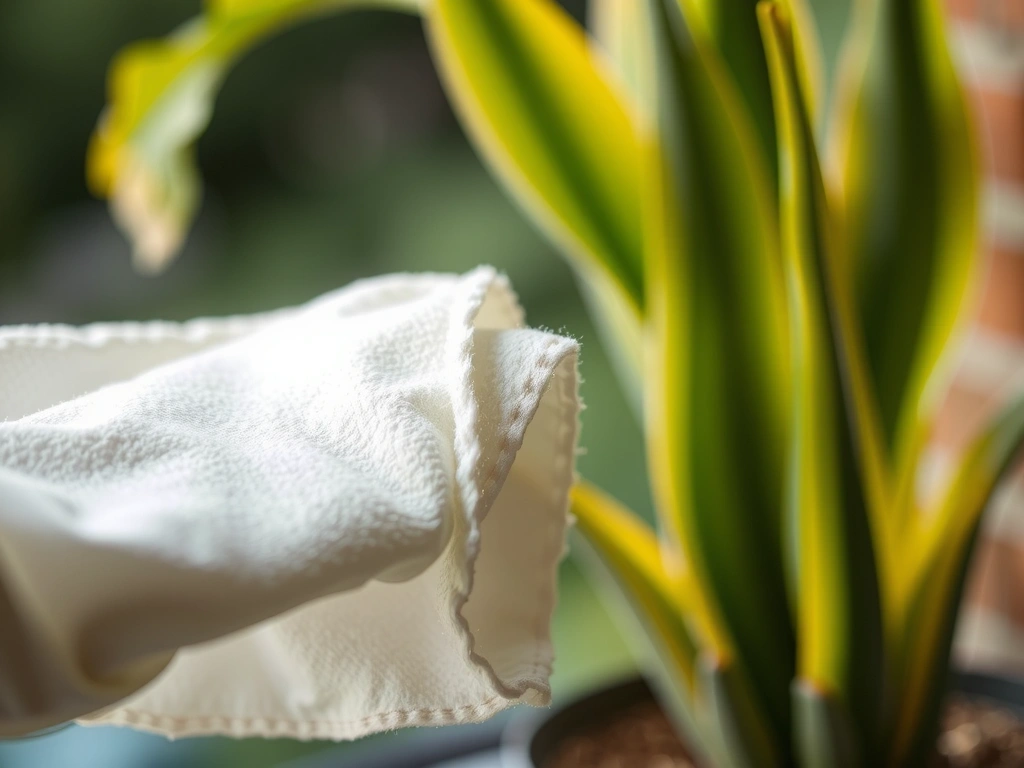 Detail ruky v bílé rukavici čistící skleněný povrch